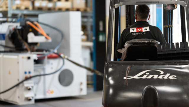 TMA Service utför industriflytt med truck