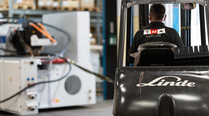 TMA Service utför industriflytt med truck